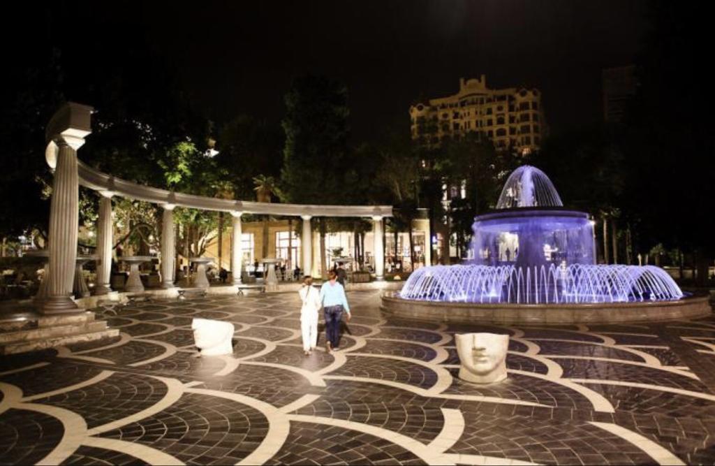 Check-In Apartment Near Fountain Square Vidadi Str Baku Exteriör bild