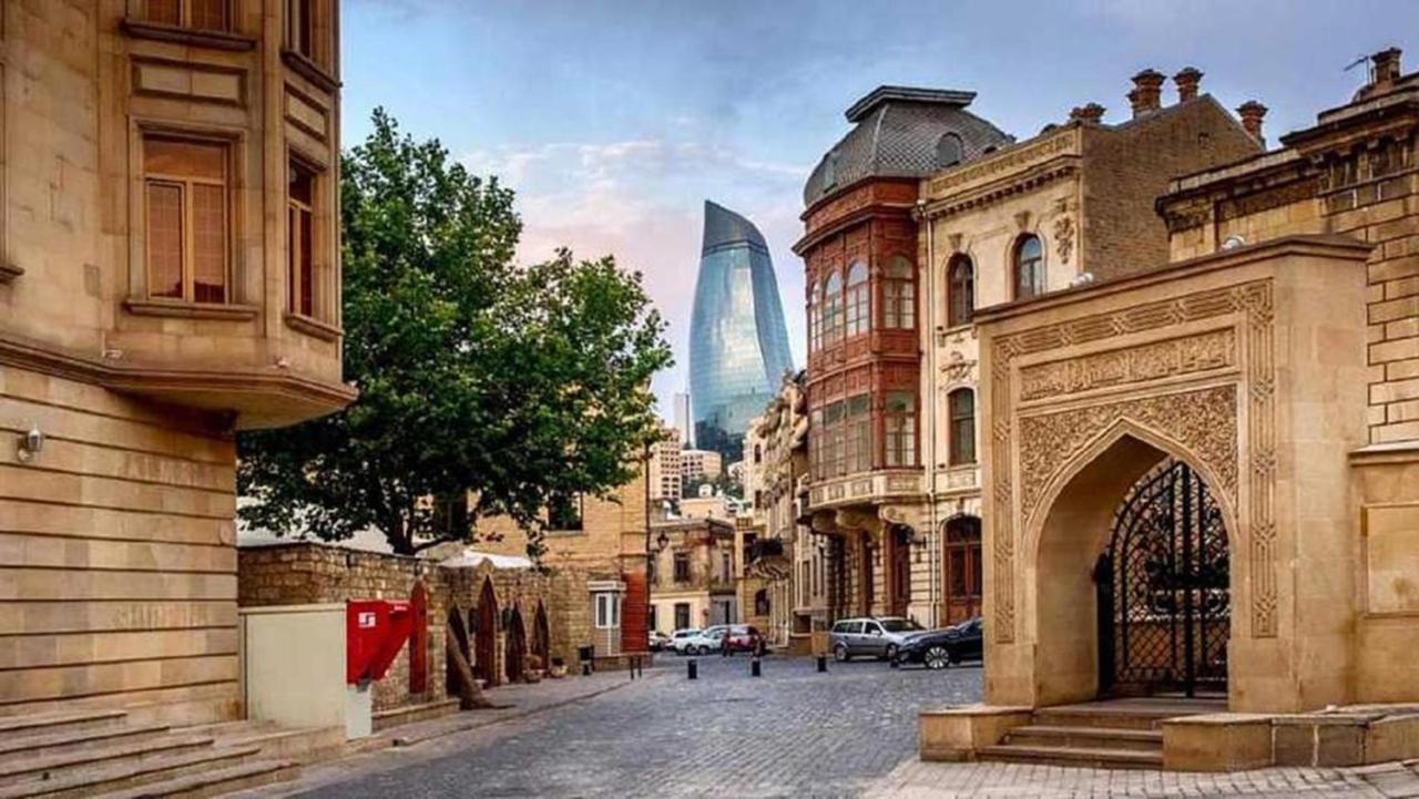Check-In Apartment Near Fountain Square Vidadi Str Baku Exteriör bild